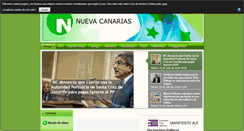 Desktop Screenshot of nuevacanarias.org